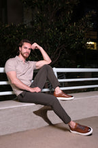 Mocha Bamboo Polo Shirt | Ultra-Soft, Breathable & Eco-Friendly Comfort. BP-001