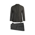 Men’s Italian Striped Wool Classic Suit-ST.GREY.053