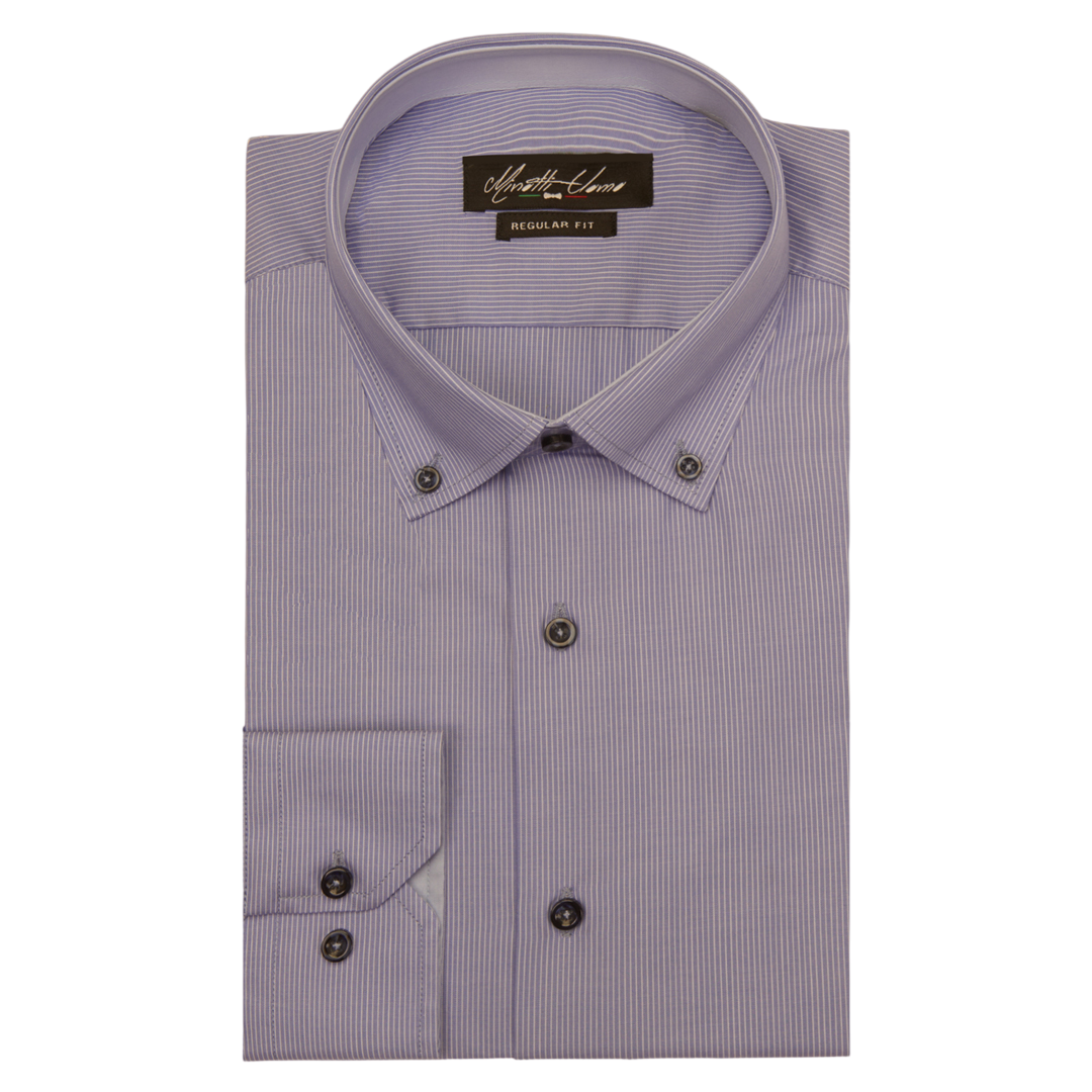 Regular Fit Shirt | Thomas Mason 100% Cotton | Minotti Uomo