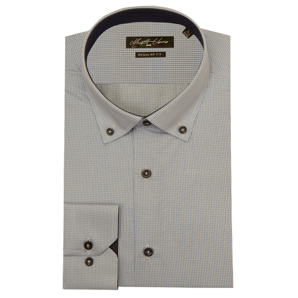 Regular Fit Shirt | Thomas Mason 100% Cotton | Minotti Uomo