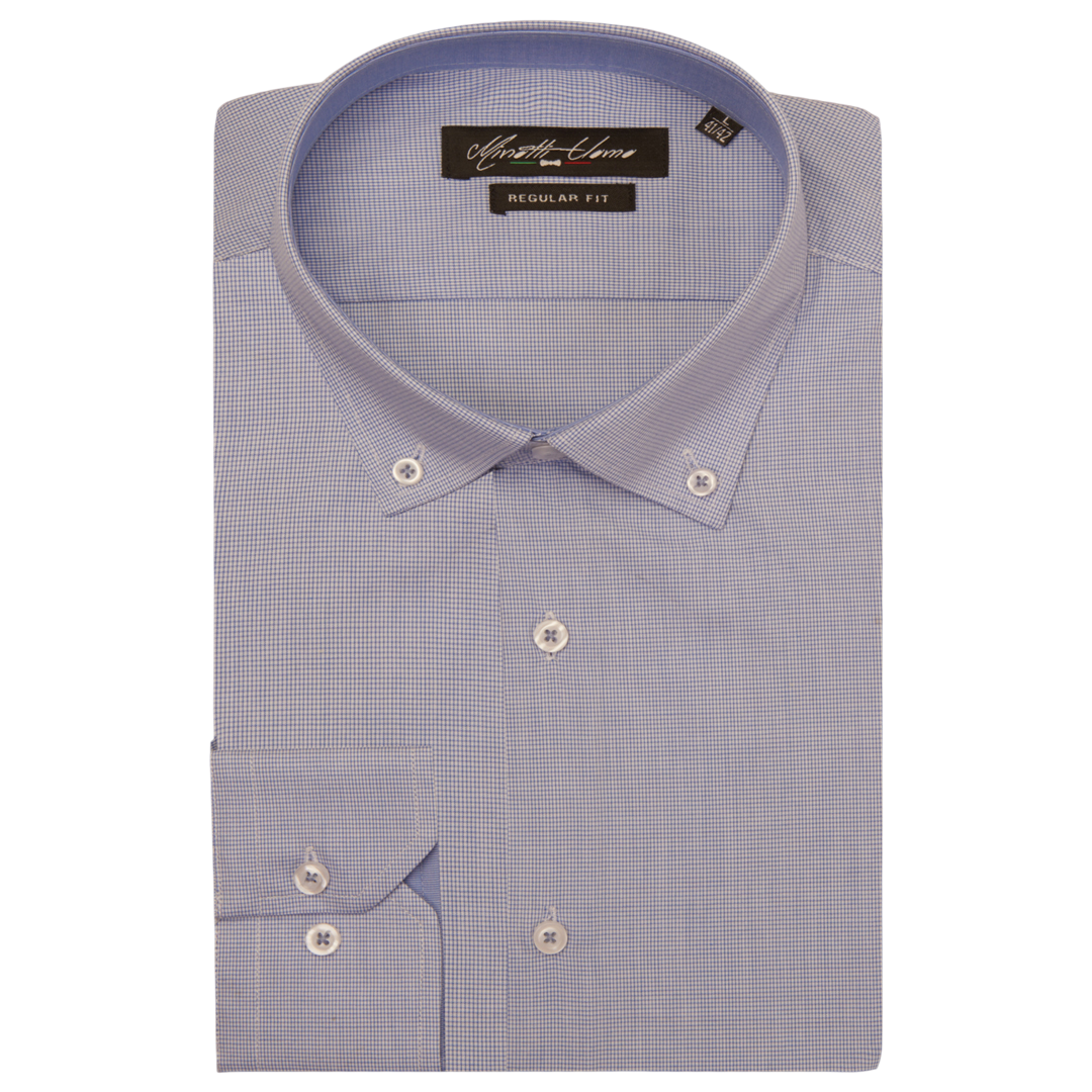 Regular Fit Shirt | Thomas Mason 100% Cotton | Minotti Uomo