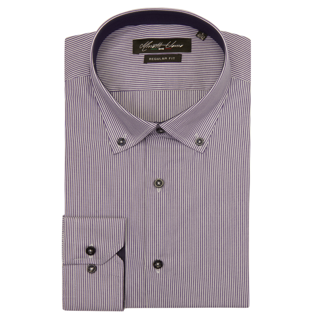 Regular Fit Shirt | Thomas Mason 100% Cotton | Minotti Uomo