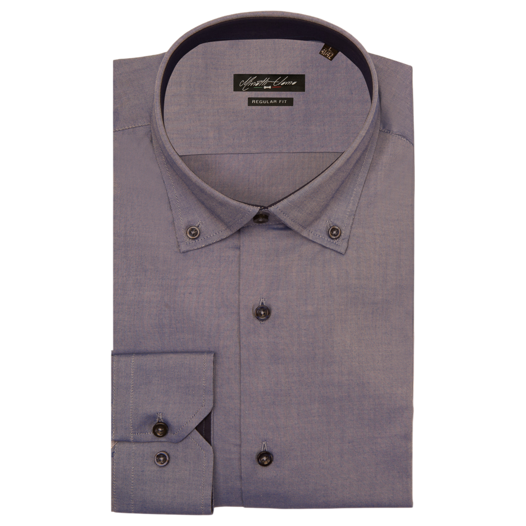 Regular Fit Shirt | Thomas Mason 100% Cotton | Minotti Uomo