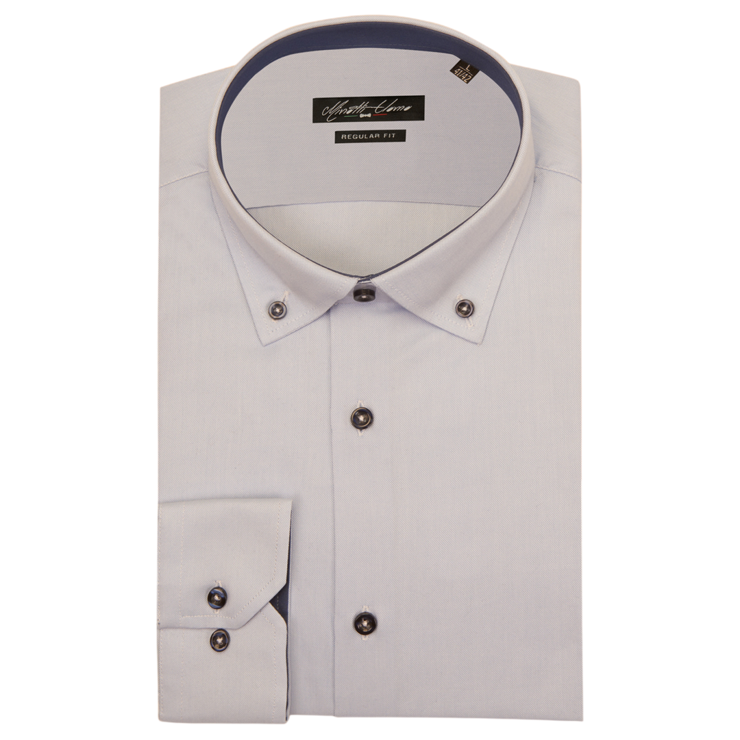 Regular Fit Shirt | Thomas Mason 100% Cotton | Minotti Uomo