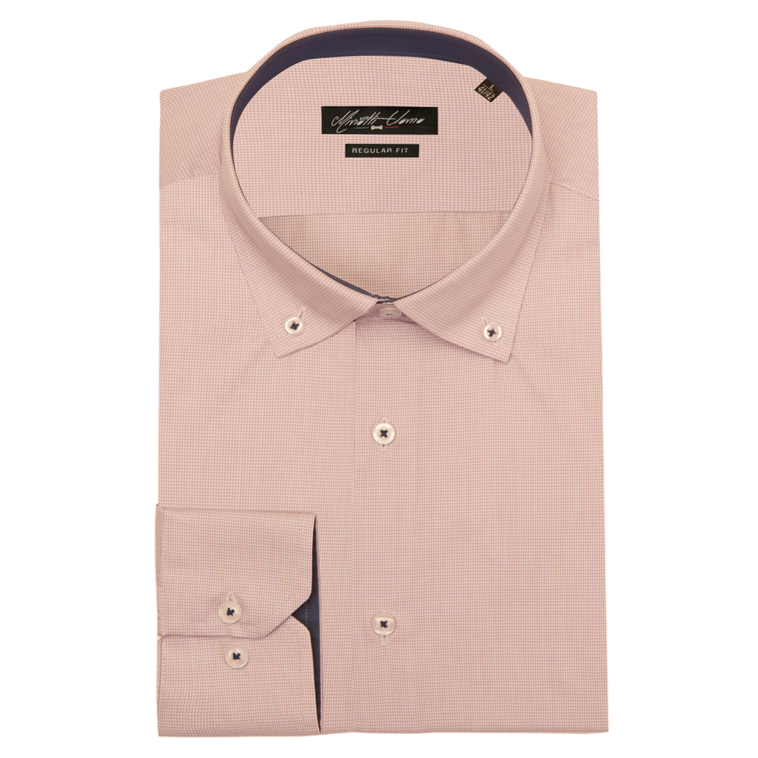 Regular Fit Shirt | Thomas Mason 100% Cotton | Minotti Uomo