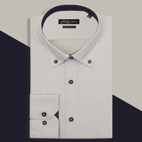 Regular Fit Shirt | Thomas Mason 100% Cotton | Minotti Uomo