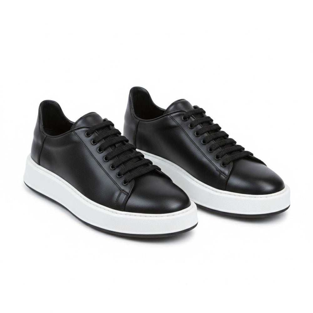 Minimalist Leather Sneakers | Modern Casual Footwear