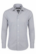 ST. Navy Thomas Mason Premium Cotton Shirt.ST021