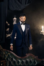 Men’s Ceremony Peak Lapel Suit – Luxury Formal Wedding & Evening Wear