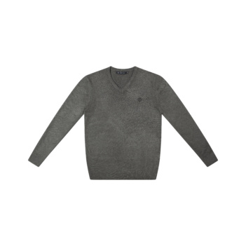 minotti DARK GREY V-NECK