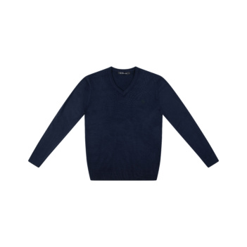 minotti Navy V-NECK