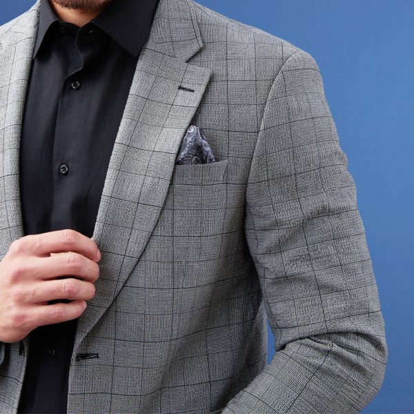 Grey Glen Plaid Suit | Minotti Uomo - Image 3
