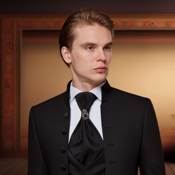 Chinese Black Men Suit Tuxedo - Image 3