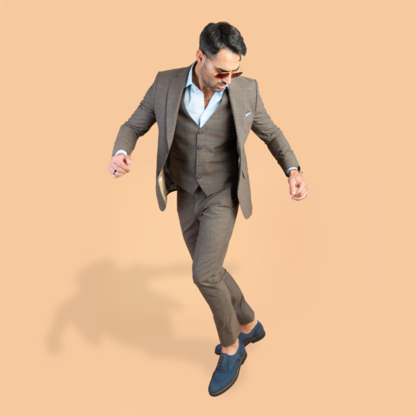Brown 3 Piece Suit