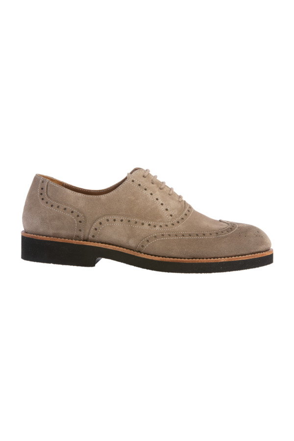 Premium Suede Brogues Shoes - Minotti Uomo - Image 2