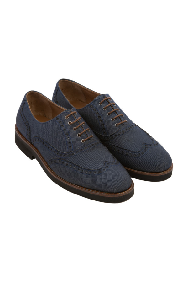 Minotti Uomo Suede Brogues Shoes - Premium Luxury Men's Footwear