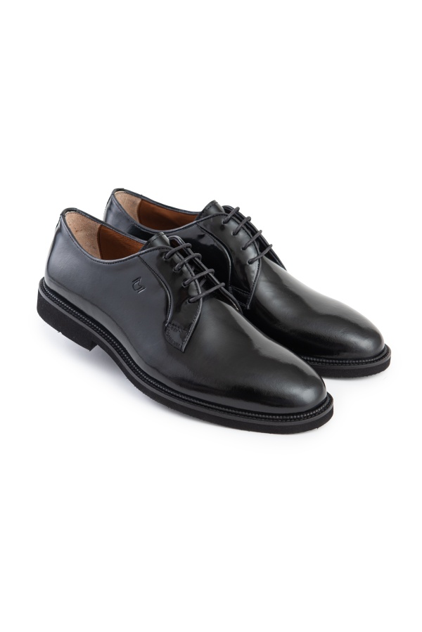 DERBY SHOES-BLACK