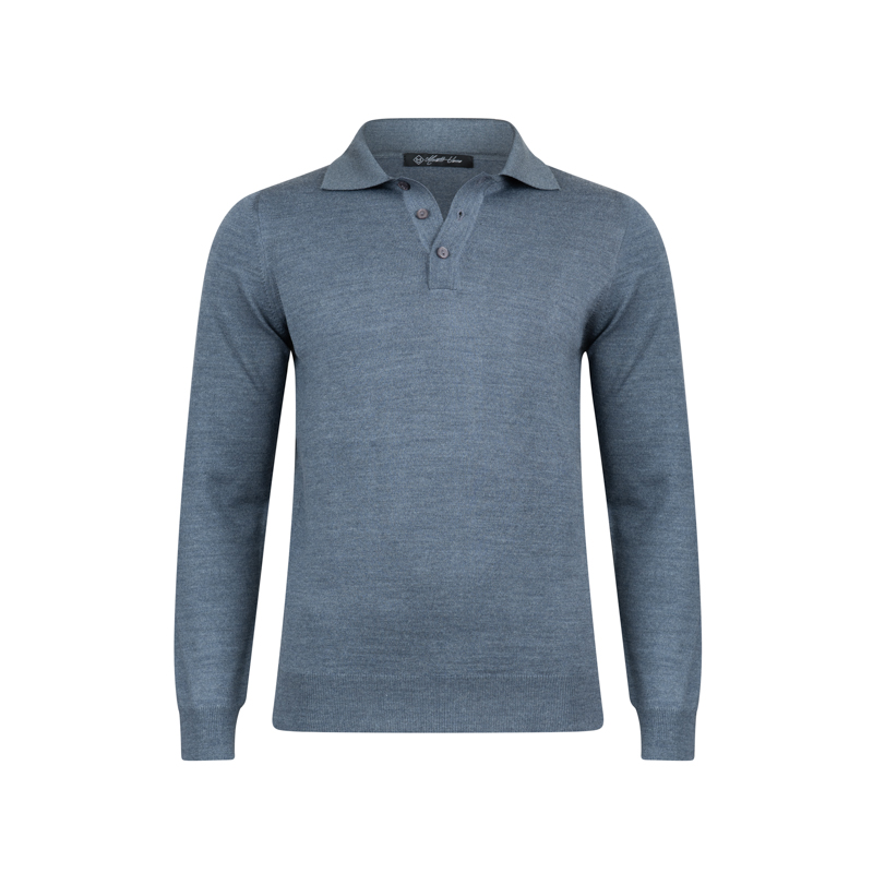 Cashmere Knit Polo - Image 3