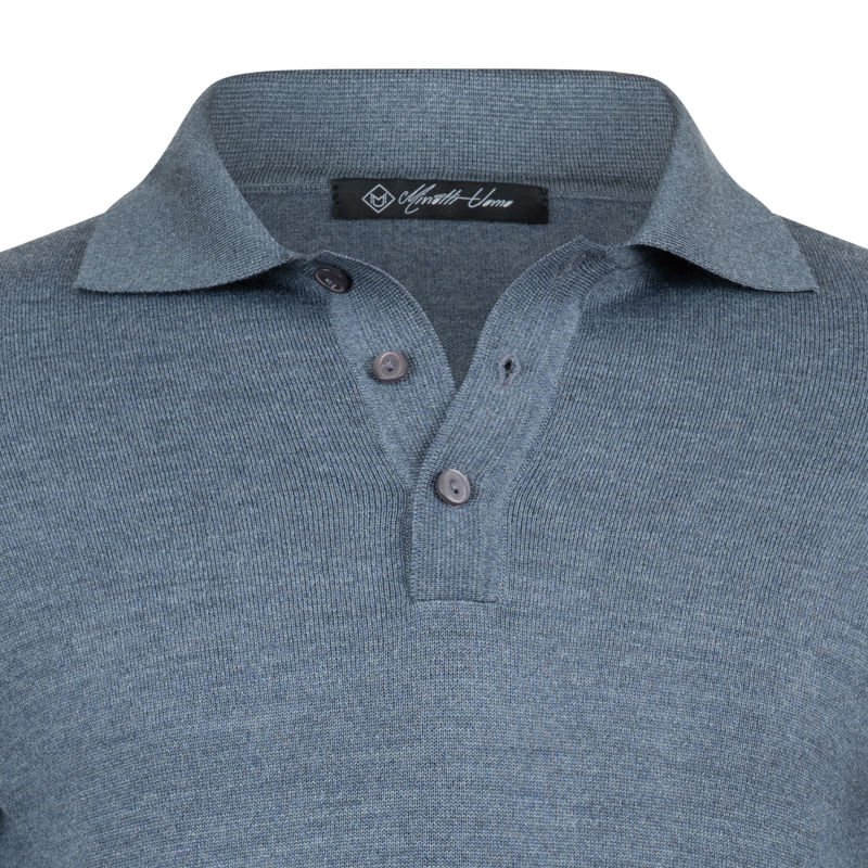 Cashmere Knit Polo - Image 4