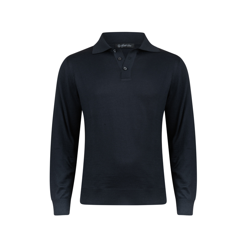 Cashmere Knit Polo - Image 5