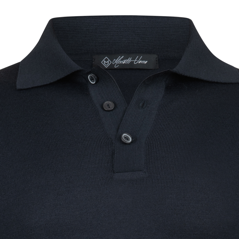 Cashmere Knit Polo - Image 6
