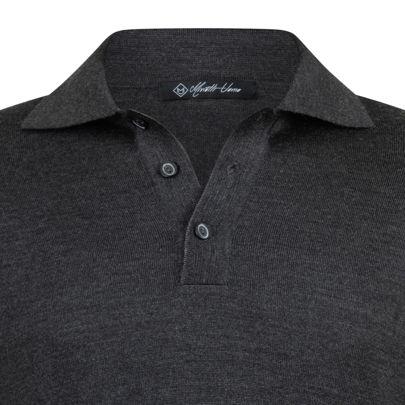 Cashmere Knit Polo - Image 2