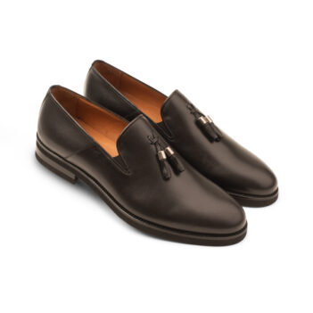 Tassel loafer shoes -Black